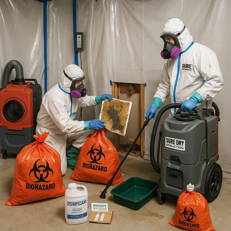 Contaminated Water Handling Protocols process in Crosby, TX