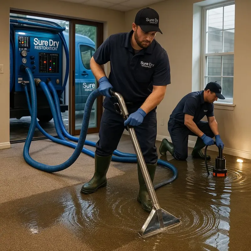 Water Extraction and Removal process in Crosby, TX